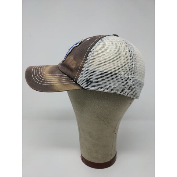 47 Brand NFL Indianapolis Colts Meshback Fitted Hat Embroidered SZ S-M Brown - Picture 5 of 12